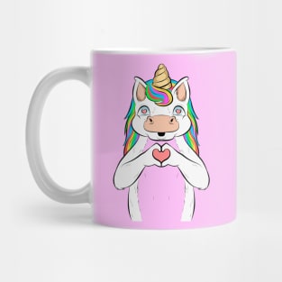 unicorn cute, funny and loving Mug